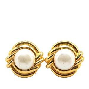 Chanel Clip-On Earrings Pearl #208224C47B